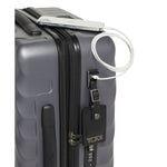 USB port of grey texture 19 Degree International Expandable Carry-On