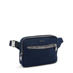 front pocket of indigo TUMI Voyageur Sedona Crossbody/Sling