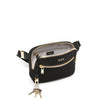 inside of black/gold TUMI Voyageur Sedona Crossbody/Sling