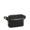 front pocket of black/gunmetal TUMI Voyageur Sedona Crossbody/Sling