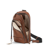 inside of cognac TUMI Harrison Gregory Sling