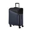 front of black/grey American Tourister Daring Dash Spinner Medium Expandable