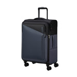 front of black/grey American Tourister Daring Dash Spinner Medium Expandable