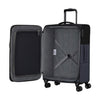 inside of black/grey American Tourister Daring Dash Spinner Medium Expandable