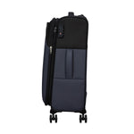 side of black/grey American Tourister Daring Dash Spinner Medium Expandable