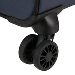 wheels of black/grey American Tourister Daring Dash Spinner Medium Expandable