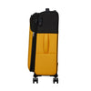 side of black/yellow American Tourister Daring Dash Spinner Medium Expandable