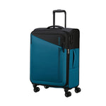 front of black/blue American Tourister Daring Dash Spinner Medium Expandable