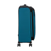 side of black/blue American Tourister Daring Dash Spinner Medium Expandable