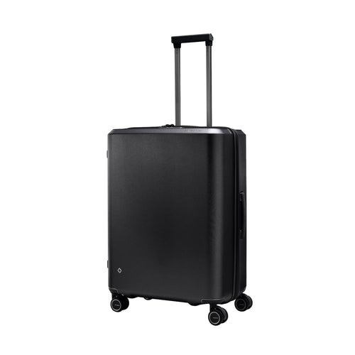 front of black Samsonite Evoa Z Spinner Carry-On