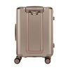 back of ivory gold Samsonite Evoa Z Spinner Carry-On