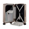 inside of ivory gold Samsonite Evoa Z Spinner Carry-On