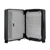 inside of black Samsonite Evoa Z Spinner Medium
