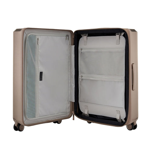 inside of ivory gold Samsonite Evoa Z Spinner Medium