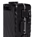 locks of black texture TUMI 19 Degree Frame International 4 Wheel Carry-On