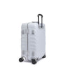 side of pearl grey texture TUMI 19 Degree Frame International 4 Wheel Carry-On