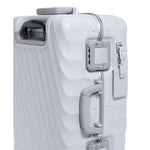 locks of pearl grey texture TUMI 19 Degree Frame International 4 Wheel Carry-On