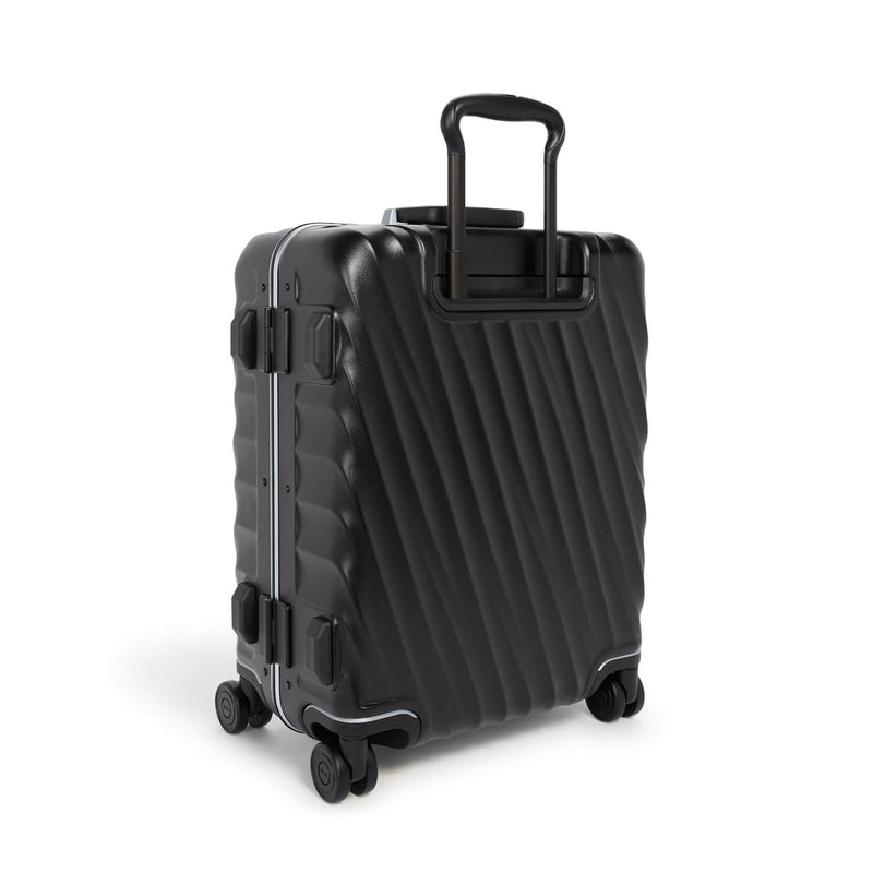 back of black texture TUMI 19 Degree Frame Continental Carry-On