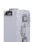 locks of pearl grey texture TUMI 19 Degree Frame Continental Carry-On