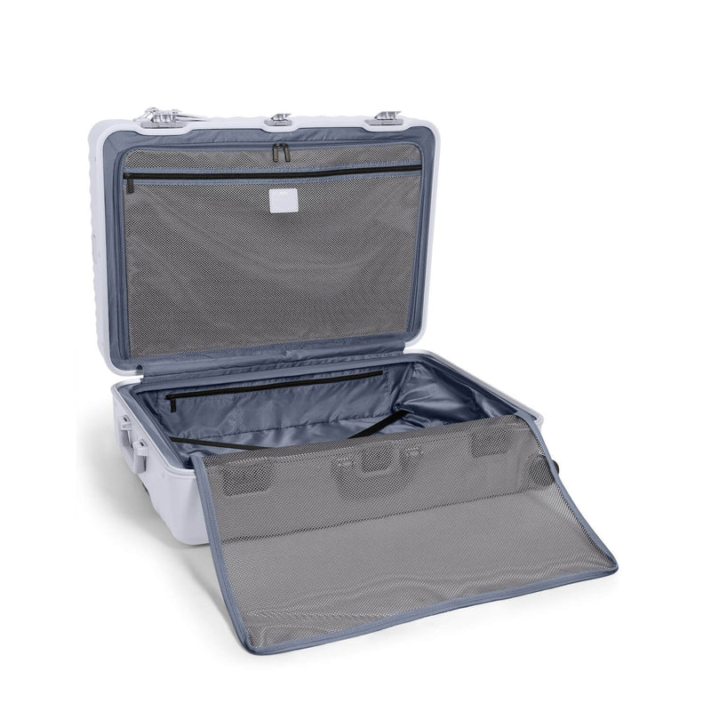 inside of pearl grey texture TUMI 19 Degree Frame Extended Trip Packing Case