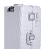 latches of pearl grey texture TUMI 19 Degree Frame Extended Trip Packing Case