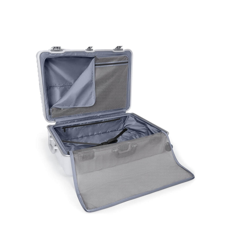 inside of pearl grey texture TUMI 19 Degree Frame Extended Trip Packing Case