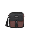 front of oxblood TUMI Bravo Junior Crossbody