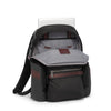 inside of oxblood TUMI Bravo Navigation Backpack