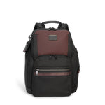 front of oxblood TUMI Bravo Search Backpack