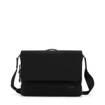 front of black TUMI Harrison Midland Messenger