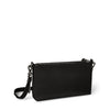 back of black/gunmetal TUMI Voyageur Adela Crossbody