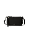 front of black/gunmetal TUMI Voyageur Adela Crossbody