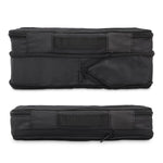 expanded black Samsonite 3 pc compression packing cubes