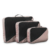 dusty rose Samsonite 3 pc compression packing cubes