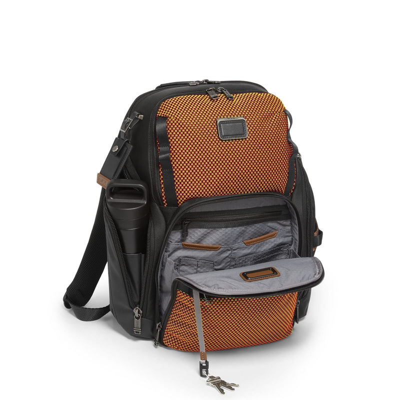 tumi alpha bravo knox backpack orange TUMI