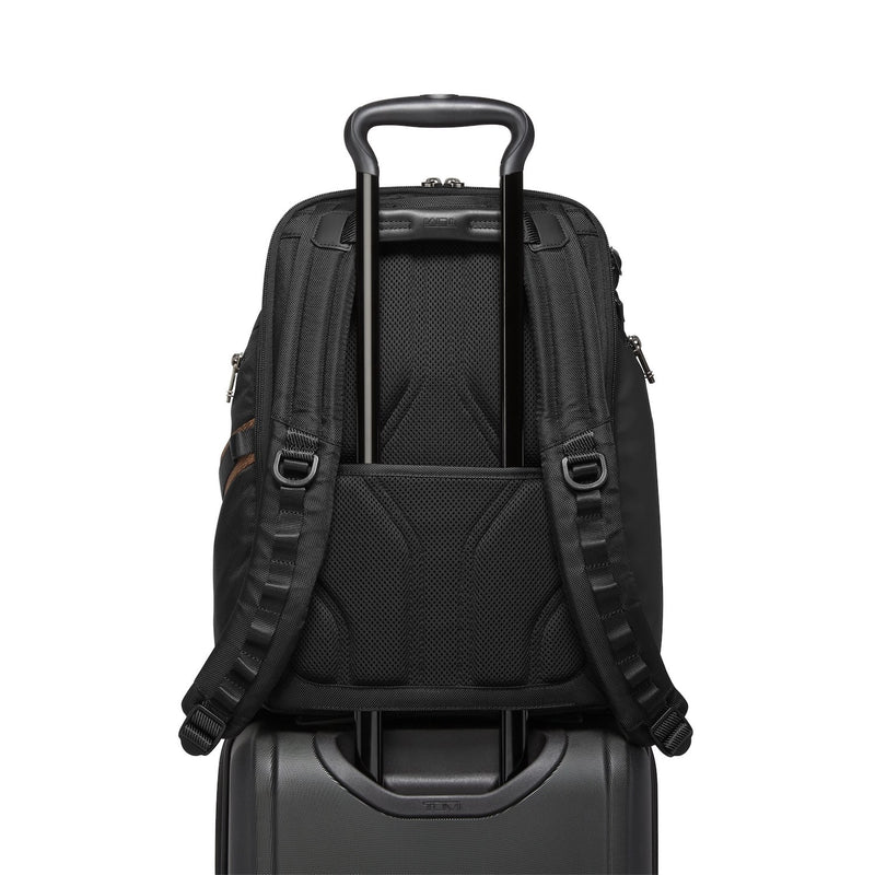 pass-through sleeve of red/lime TUMI Bravo Search Backpack