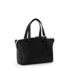 back of black/light gold TUMI Voyageur Yuma Mini Tote