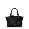 front of black/light gold TUMI Voyageur Yuma Mini Tote