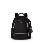 front of black/gold TUMI Voyageur Celina Small Backpack