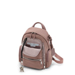 front pocket of light mauve TUMI Voyageur Celina Small Backpack