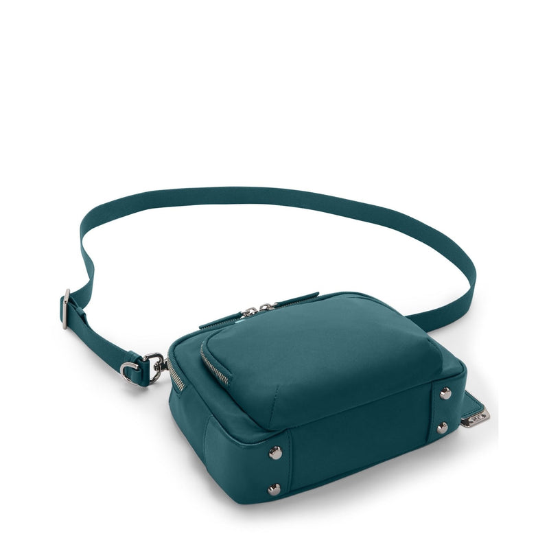 bottom of lagoon TUMI Voyageur Teghan Crossbody