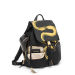 front pocket of gold brush stroke TUMI Voyageur Ramsay Backpack