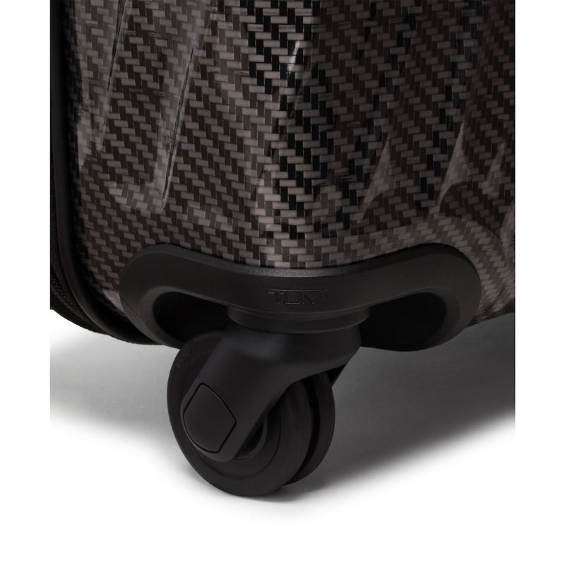 wheels of black/graphite TUMI 19 Degree Lite Continental Carry-on