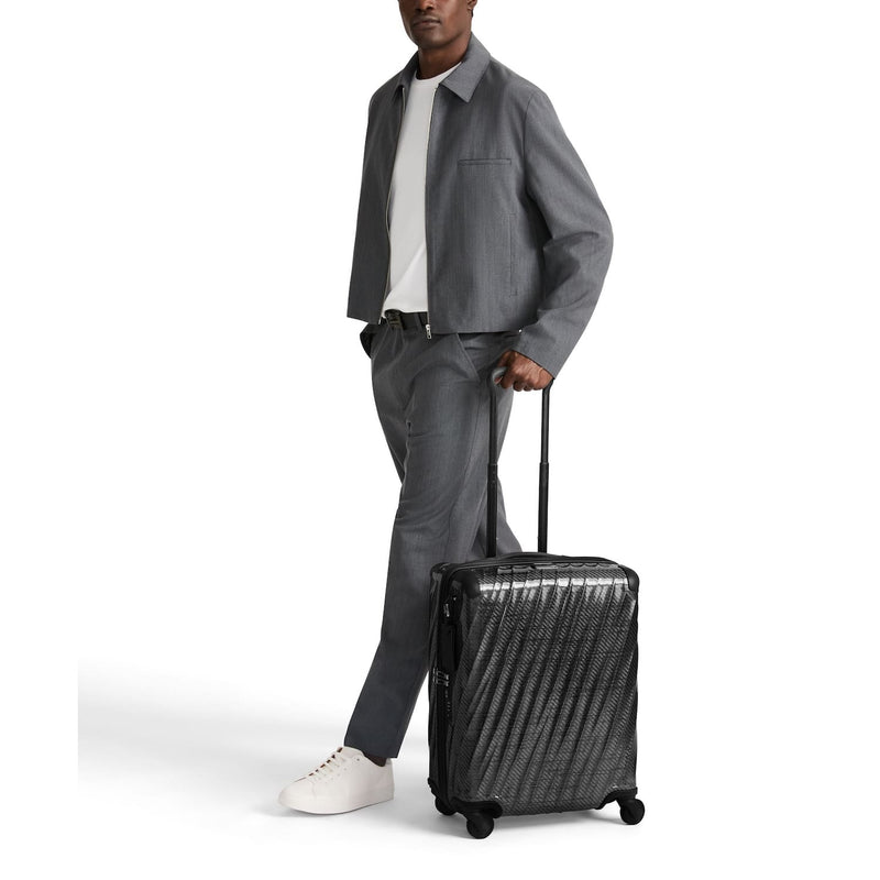 model with black/graphite TUMI 19 Degree Lite Continental Carry-on