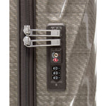 TSA lock of titanium grey TUMI 19 Degree Lite Continental Carry-on