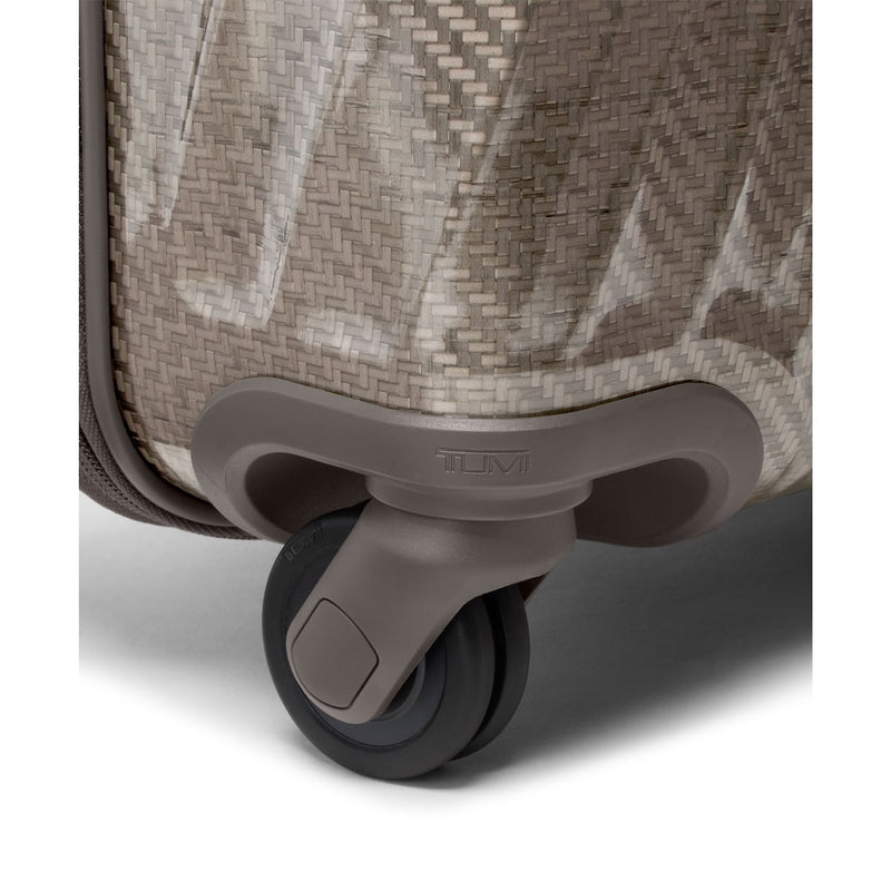 wheels of titanium grey TUMI 19 Degree Lite Continental Carry-on