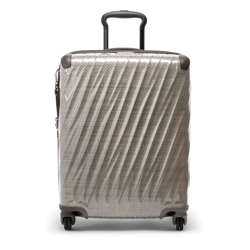front of titanium grey TUMI 19 Degree Lite Continental Carry-on