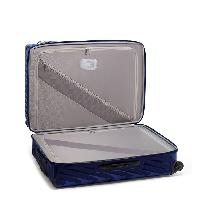 inside of cobalt TUMI 19 Degree Lite Extended Trip Packing Case