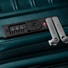 TSA lock of metallic teal American Tourister Surftime Spinner Carry-On