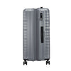 expanded silver American Tourister Surftime Spinner Large Expandable